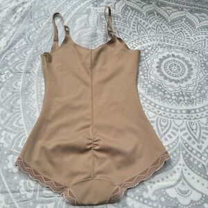 Under Where? luxury collection nude stretch body shaper tan tanktop short medium